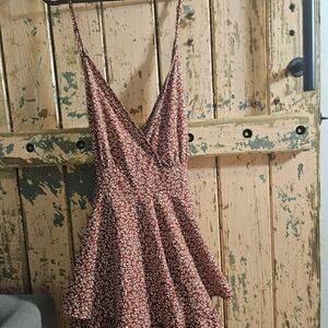 Floral Spaghetti Strap Dress